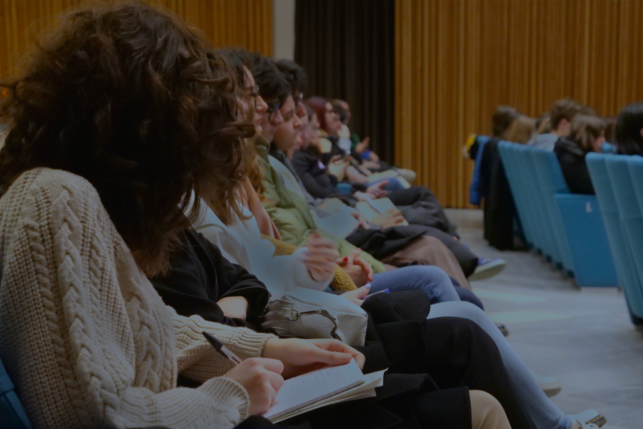 Studentesse e studenti in Aula Magna