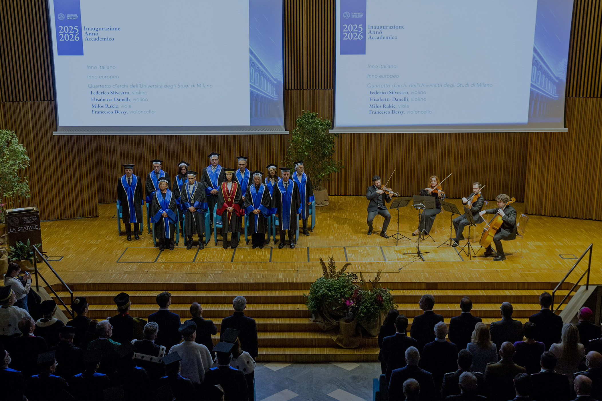 In Aula Magna per l'inaugurazione dell'a.a. 2025-2026