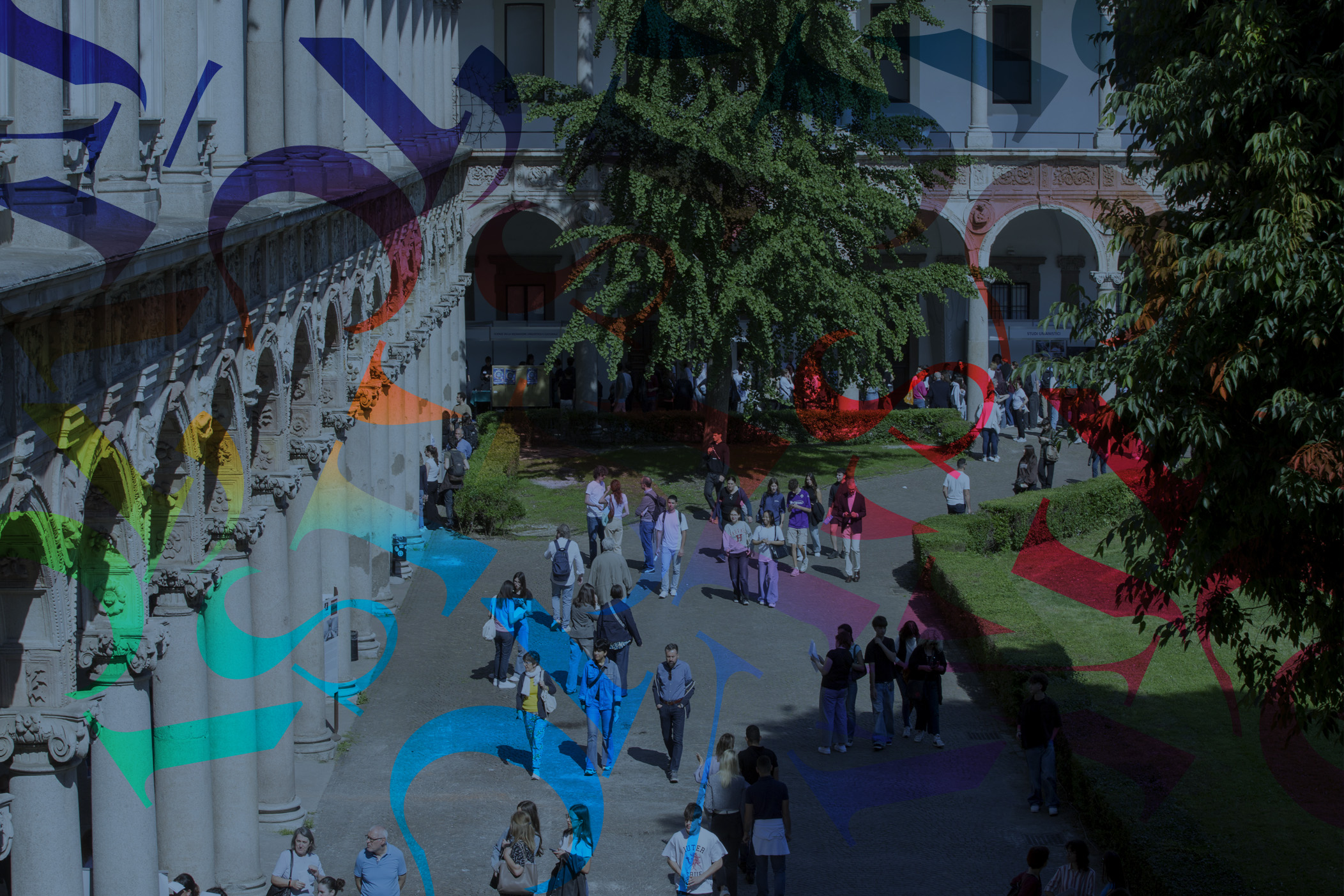 In Cortile centrale per l'Open Day