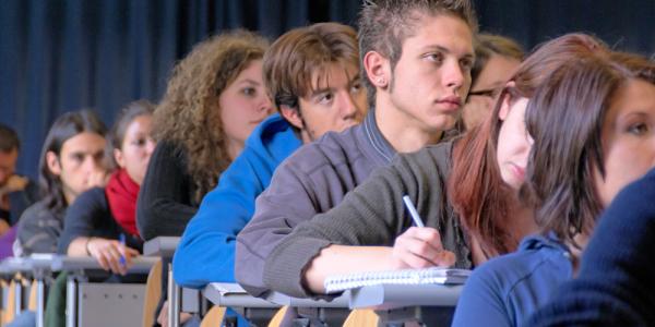 Studenti a lezione