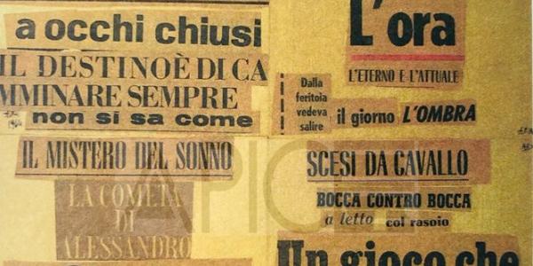 poster con articoli di giornale