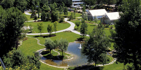 Vista dall'alto dell'Orto Botanico Città Studi