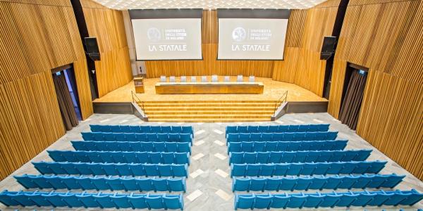 L'Aula magna dell'Università Statale di Milano