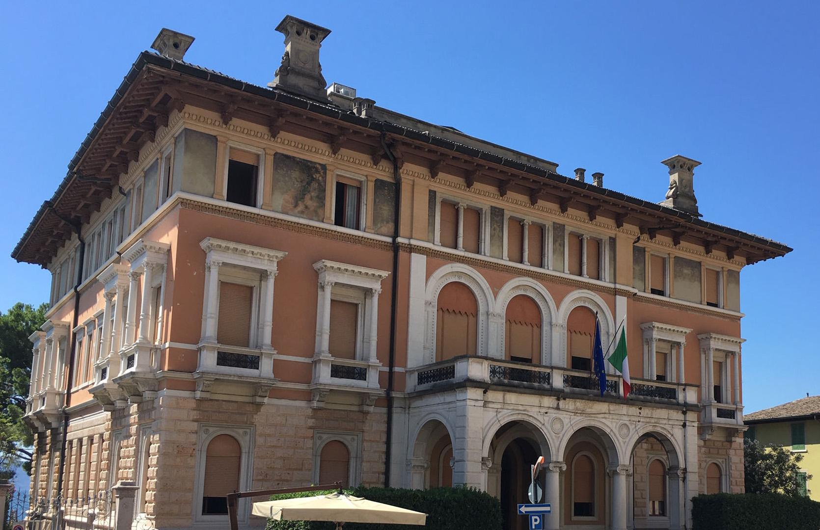 Palazzo Feltrinelli a Gargnano sul lago di Garda