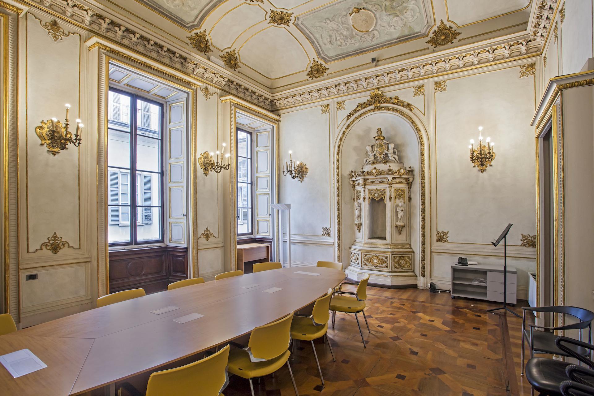 La Sala della Stufa di Palazzo Greppi